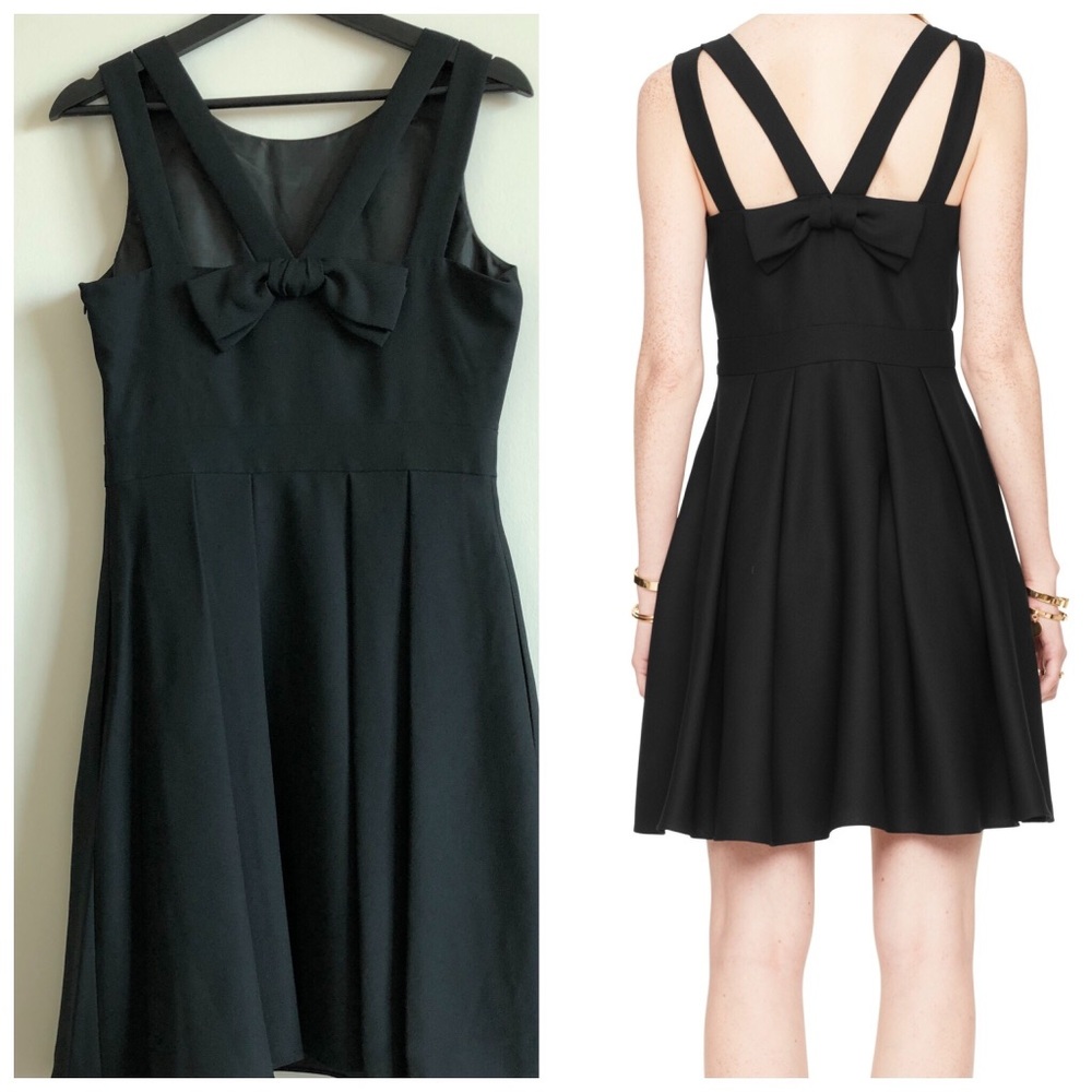 Kate Spade Crepe Bow Back Dress
